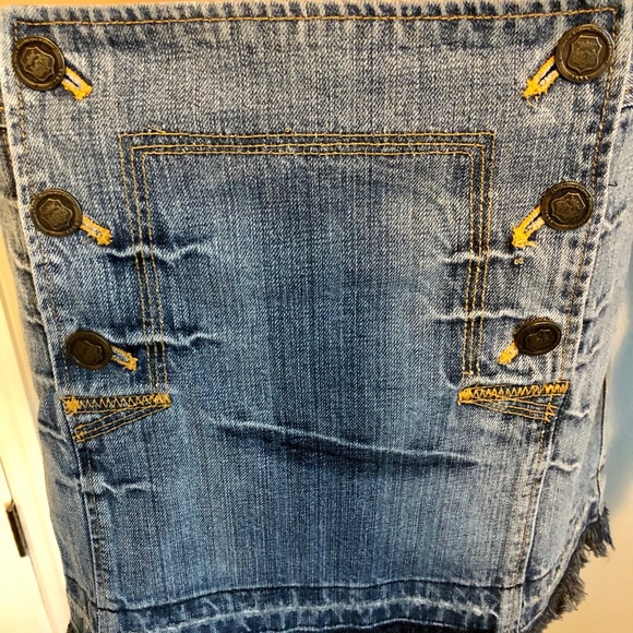 Armor Jeans Distressed Mini Skirt - Picture 3 of 8